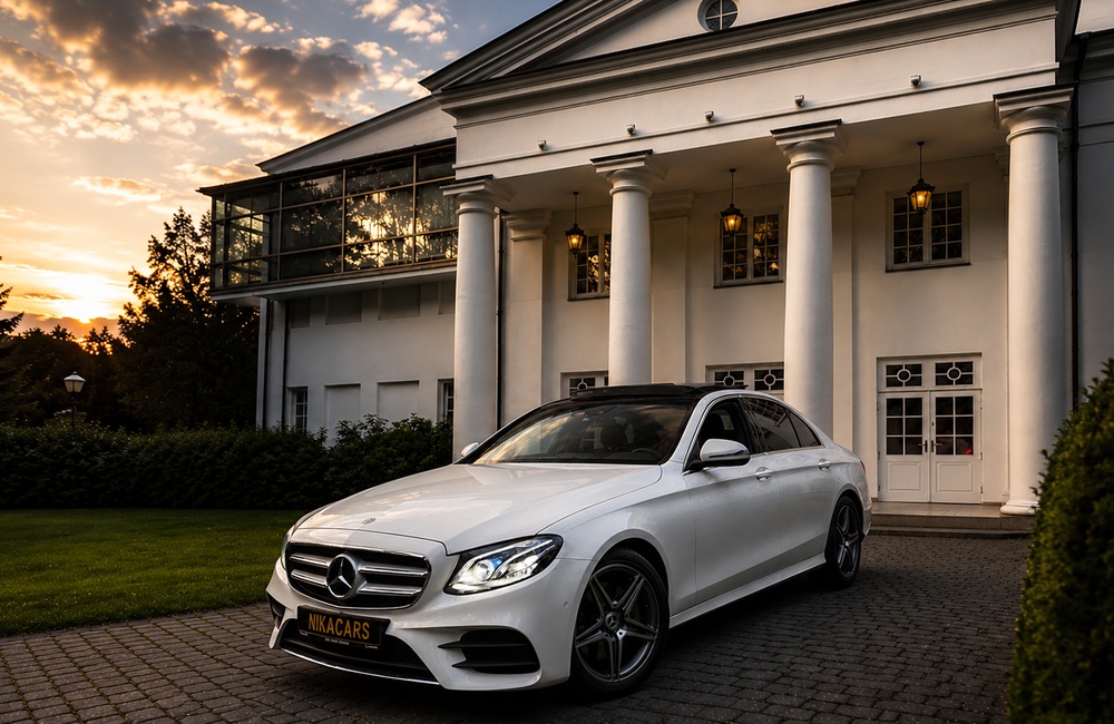 Mercedes-Benz E 220d do wynajęcia Warszawa – NIKACARS