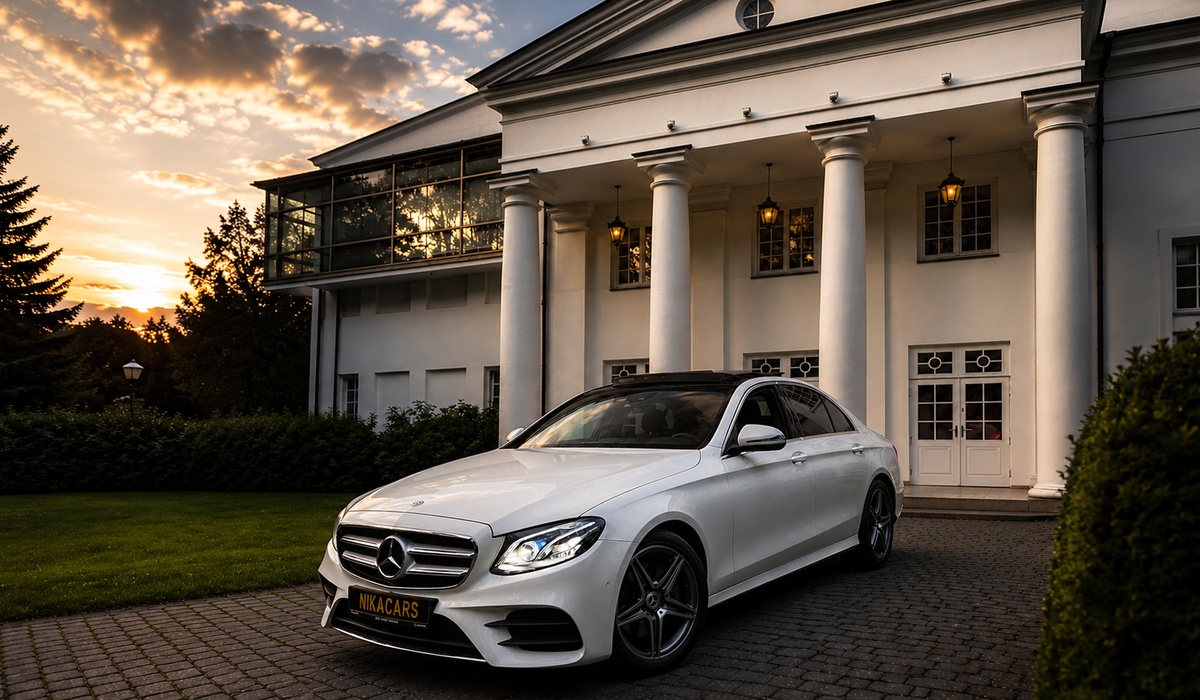 Mercedes-Benz E 220d do wynajęcia Warszawa – NIKACARS